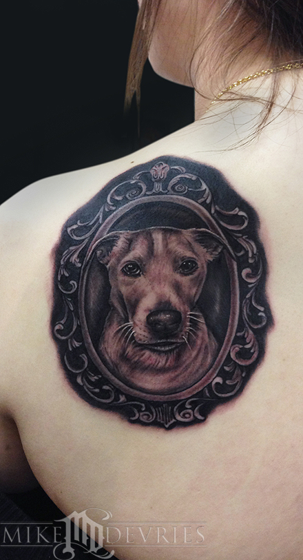 Tattoos - Dog Portrait Tattoo - 76067